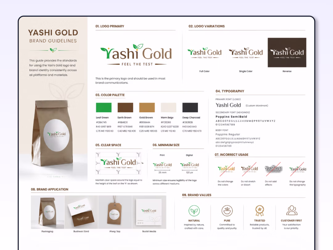 Tea Company Branding Design Darjeeling